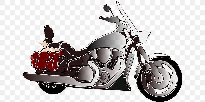 Motorcycle Harley-Davidson Bicycle Clip Art, PNG, 640x407px, Motorcycle, Automotive Design, Bicycle, Chopper, Cruiser Download Free