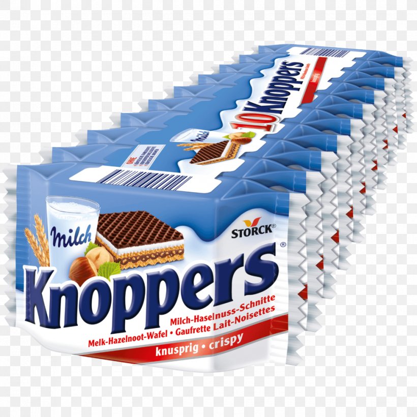 Storck Knoppers Minis Wafer August Storck Knoppers 8 X 25g, PNG, 970x970px, Knoppers, August Storck, Biscuits, Brand, Candy Download Free