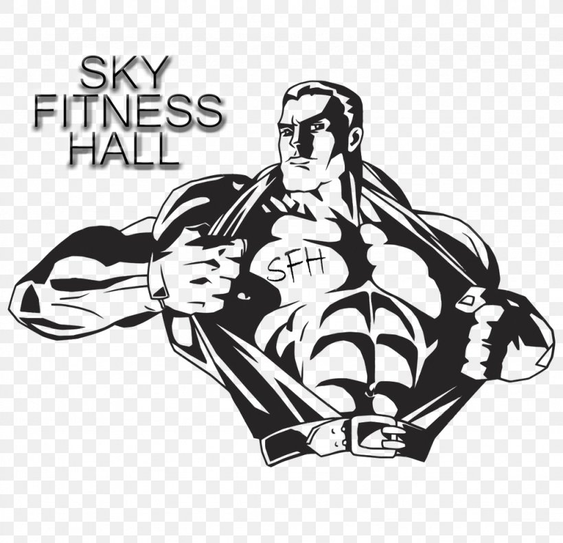 Wall Decal Sticker Bodybuilding Fitness Centre, PNG, 1024x989px, Wall Decal, Art, Automotive Design, Barbell, Black Download Free