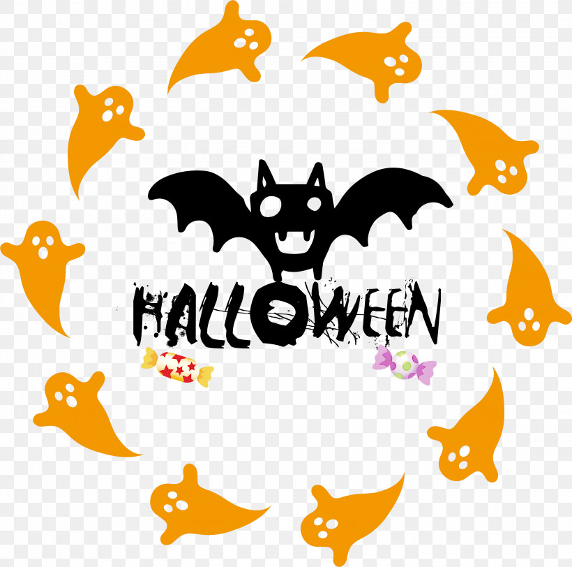 Happy Halloween, PNG, 3000x2971px, Happy Halloween, Biology, Geometry, Line, Logo Download Free