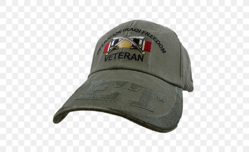Baseball Cap Iraq War Gulf War Operation Enduring Freedom, PNG, 500x500px, Baseball Cap, Cap, Gulf War, Hat, Headgear Download Free