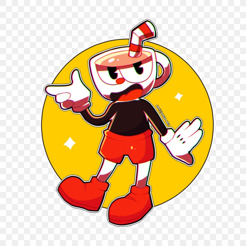 Cuphead Fan Art Drawing, PNG, 894x894px, Cuphead, Art, Cartoon, Character, Christmas Ornament Download Free