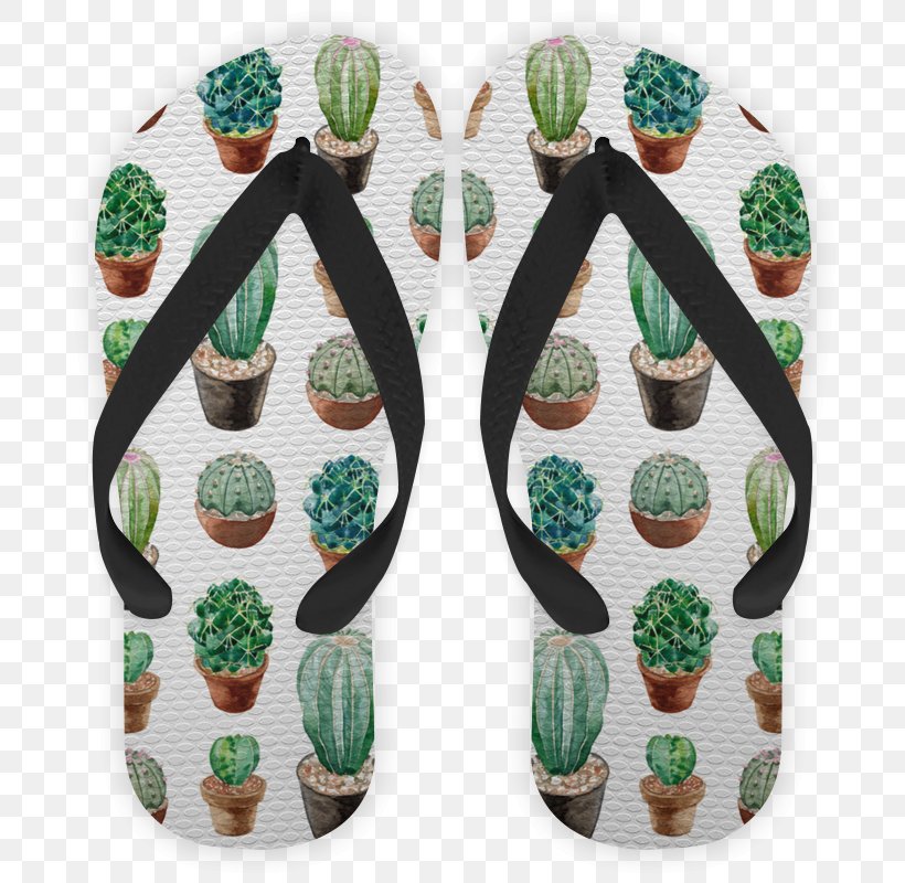 Flip-flops T-shirt Art Cactaceae Shoe, PNG, 800x800px, Flipflops, Art, Azulejo, Cactaceae, Christmas Ornament Download Free
