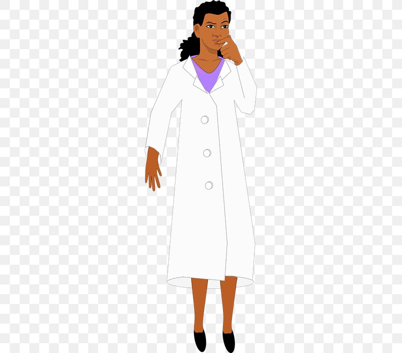 Lab Coats Clip Art Vector Graphics Drawing Image, PNG, 360x720px, Lab Coats, Afro, Apron, Clothing, Coat Download Free