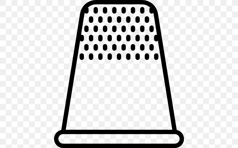 Thimble, PNG, 512x512px, Thimble, Area, Black, Black And White, Point Download Free