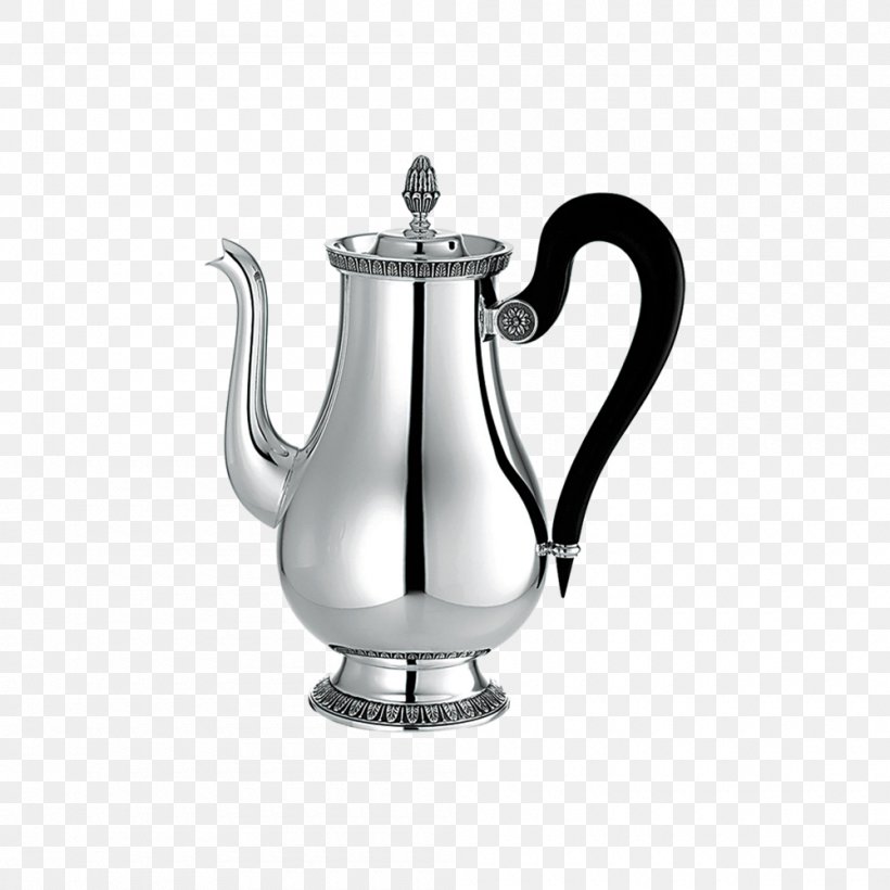 Coffeemaker Christofle Coffee Pot Teapot, PNG, 1000x1000px, Coffee, Christofle, Coffee Cup, Coffee Pot, Coffeemaker Download Free