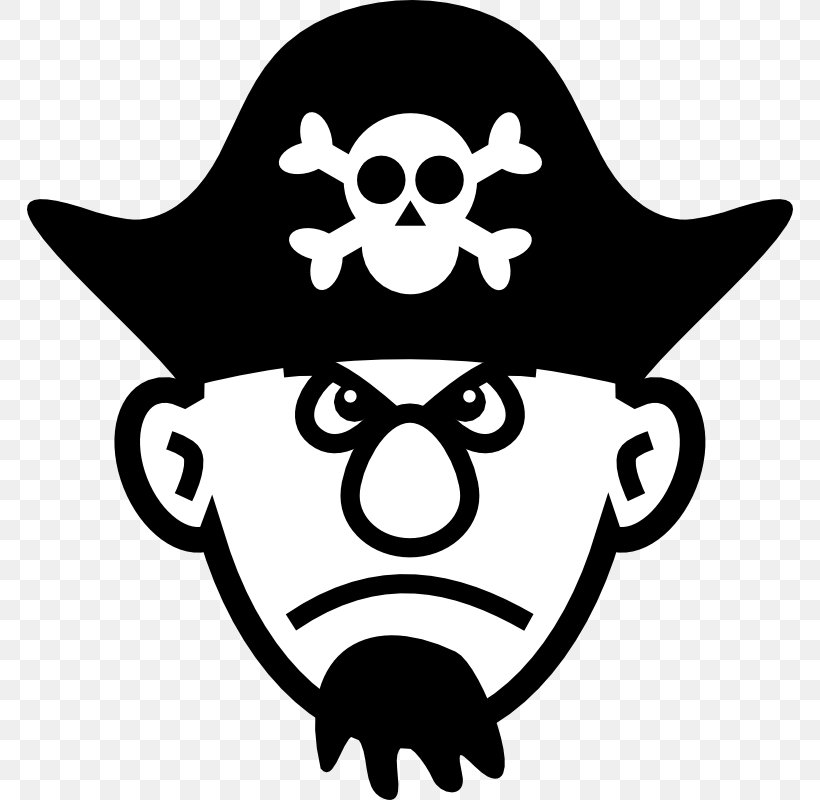 Hat Piracy Tricorne Clip Art, PNG, 766x800px, Hat, Artwork, Bandana, Black, Black And White Download Free