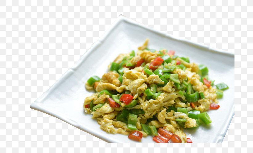 Thai Cuisine Scrambled Eggs Bell Pepper American Chinese Cuisine Fried Egg, PNG, 700x498px, Thai Cuisine, American Chinese Cuisine, Asian Food, Bell Pepper, Black Pepper Download Free