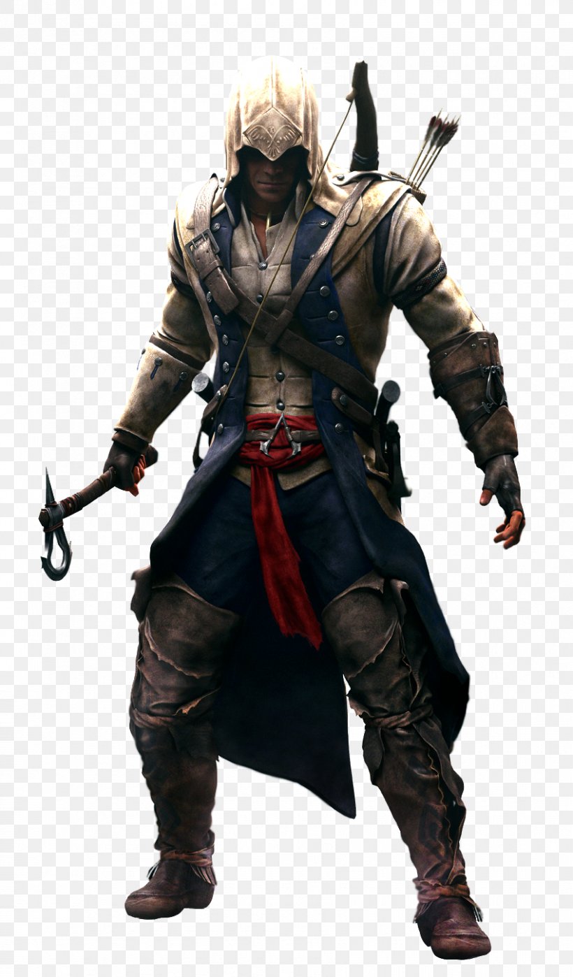 Assassin's Creed III: Liberation Assassin's Creed: Brotherhood Assassin's Creed IV: Black Flag, PNG, 850x1450px, Ezio Auditore, Action Figure, Armour, Assassins, Connor Kenway Download Free