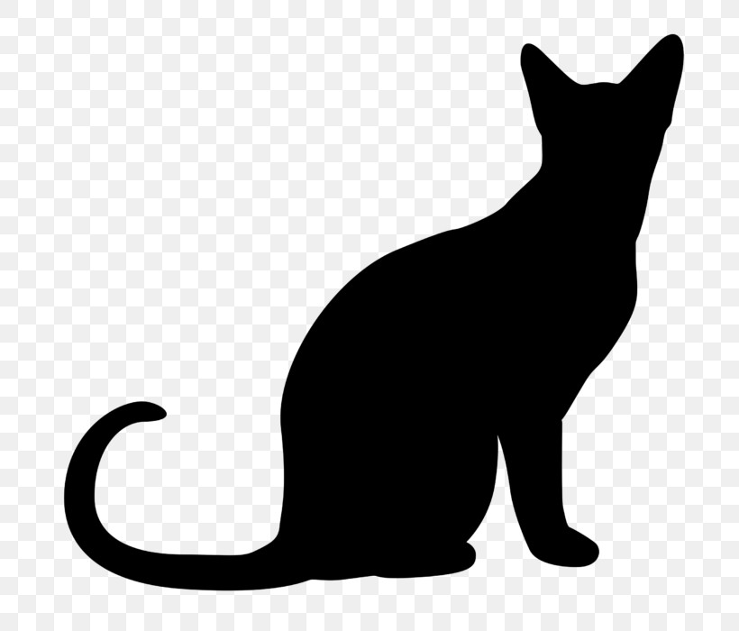 Cat Small To Medium-sized Cats Black-and-white Tail Silhouette, PNG, 768x700px, Cat, Blackandwhite, Silhouette, Small To Mediumsized Cats, Snout Download Free