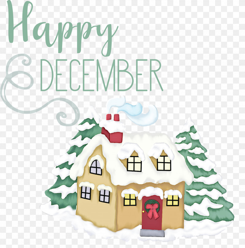 Happy December Winter, PNG, 2960x3000px, Happy December, Christmas And Holiday Season, Christmas Day, Christmas Decoration, Christmas Lights Download Free