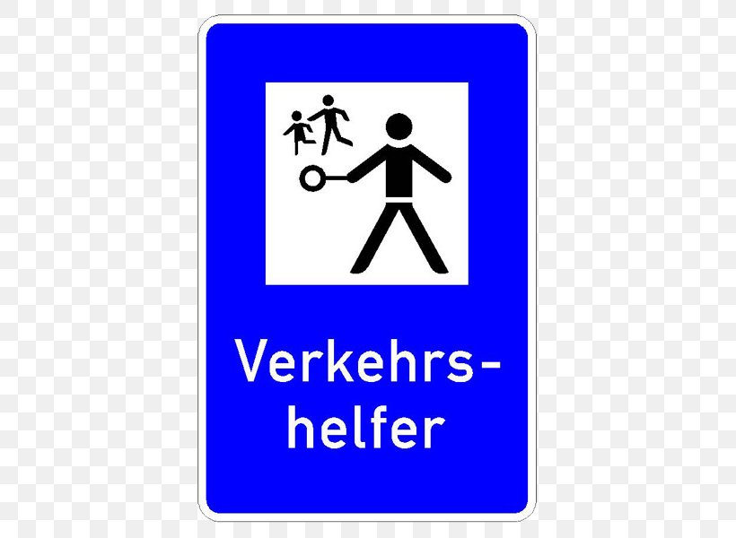Verkehrshelfer Traffic Sign Crossing Guard Street Name Sign, PNG, 600x600px, Sign, Area, Blue, Brand, Crossing Guard Download Free
