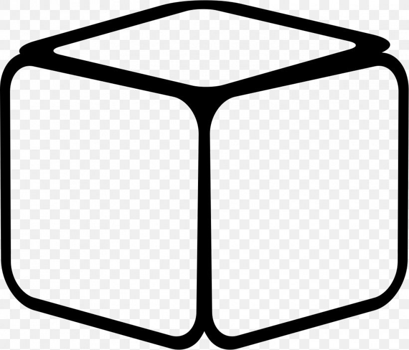 Cube Shape Clip Art, PNG, 981x840px, Cube, Area, Black, Black And White, Geometric Shape Download Free