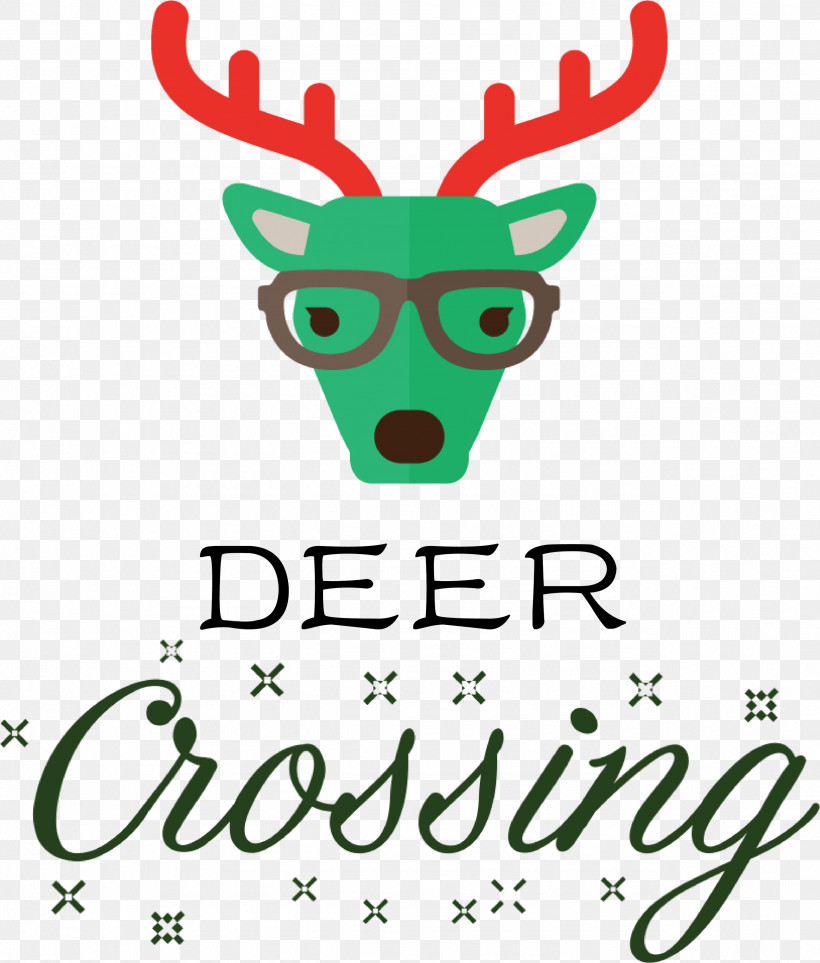 Deer Crossing Deer, PNG, 2554x3000px, Deer Crossing, Antler, Cartoon, Character, Christmas Day Download Free