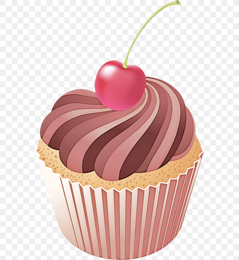 Cupcake Baking Cup Food Pink Icing, PNG, 579x894px, Cupcake, Baked Goods, Baking Cup, Buttercream, Cake Download Free