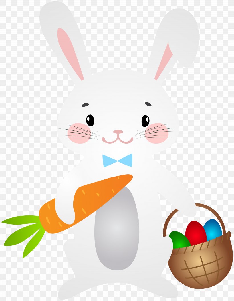 Easter Bunny Hare Domestic Rabbit Clip Art, PNG, 6214x8000px, Easter Bunny, Computer Graphics, Domestic Rabbit, Easter, Easter Basket Download Free