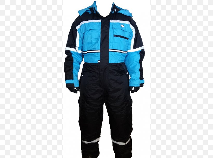 Dry Suit Jacket Clothing Dungarees Hood, PNG, 610x610px, Dry Suit, Blue, Clothing, Dungarees, Electric Blue Download Free