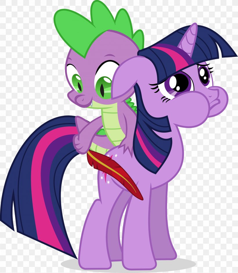 Pony Twilight Sparkle Spike Rainbow Dash DeviantArt, PNG, 3733x4284px, Watercolor, Cartoon, Flower, Frame, Heart Download Free