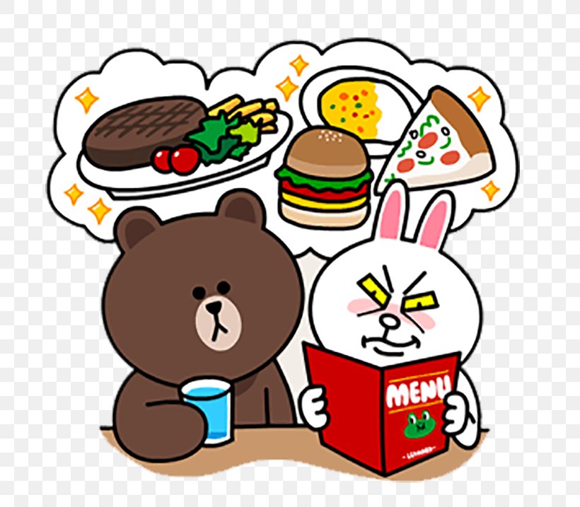 Brown Bear Japanese Cuisine LINE Food, PNG, 756x717px, Watercolor, Cartoon, Flower, Frame, Heart Download Free