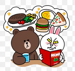 Brown Bears,can Be A Rabbit - Brown Bear Japanese Cuisine LINE Food PNG