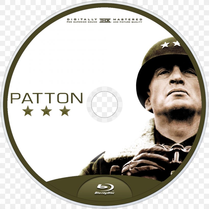 George Patton Blu-ray Disc 20th Century Fox Film, PNG, 1000x1000px, 20th Century Fox, Patton, Bluray Disc, Brand, Button Download Free