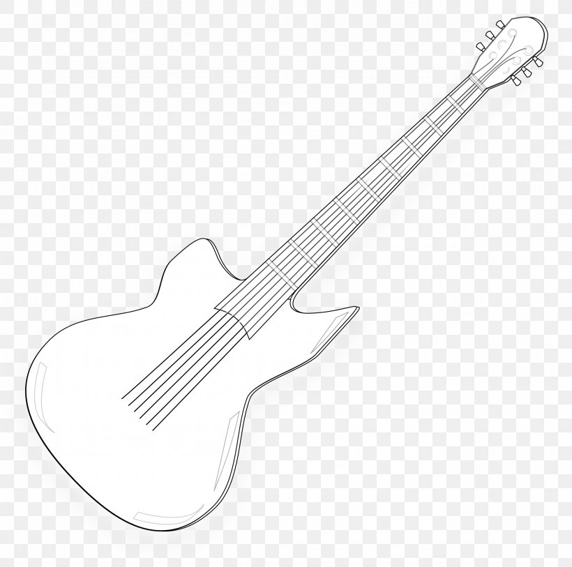 Musical Instruments String Instruments Plucked String Instrument Bass Guitar, PNG, 2555x2534px, Musical Instruments, Bass Guitar, Guitar, Line Art, Musical Instrument Download Free