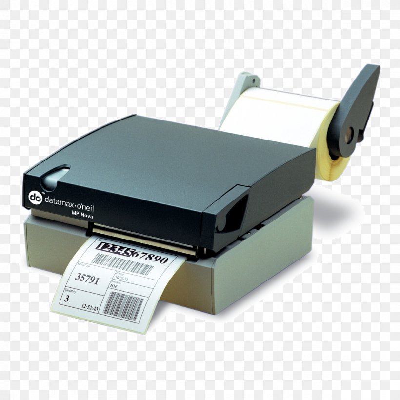 Label Printer Printing Datamax-O'Neil Corporation, PNG, 1200x1200px, Printer, Barcode, Barcode Printer, Dots Per Inch, Electronic Device Download Free