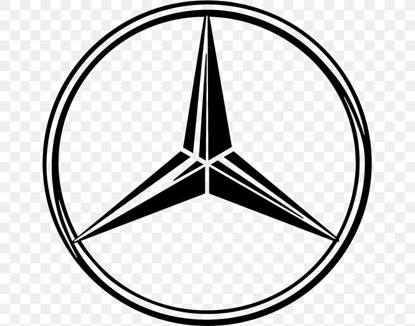 Mercedes-Benz A-Class Car Logo Decal, PNG, 651x644px, Mercedesbenz, Aerosol Paint, Area, Bicycle Wheel, Black Download Free