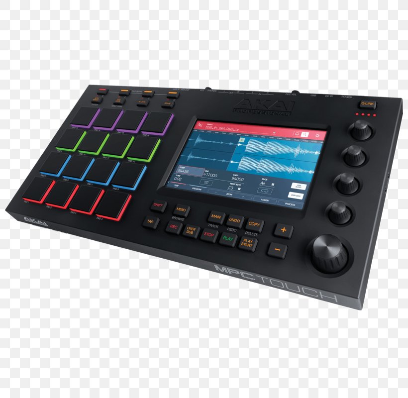 Akai MPC Akai Professional MPC Touch MIDI Controllers Touchscreen Multi-touch, PNG, 800x800px, Watercolor, Cartoon, Flower, Frame, Heart Download Free