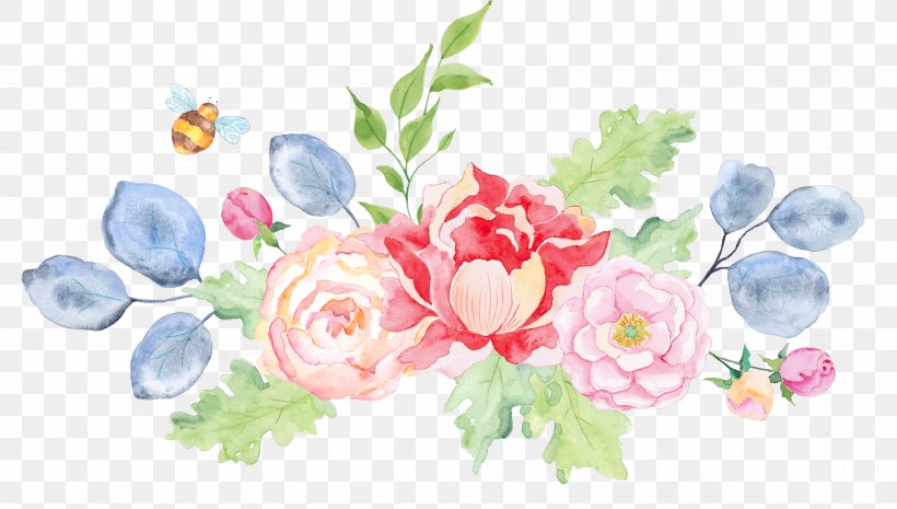 Easter Bunny Watercolor Painting Peter Rabbit Print Drawing, PNG, 3228x1833px, Easter Bunny, Art, Artificial Flower, Blossom, Cut Flowers Download Free