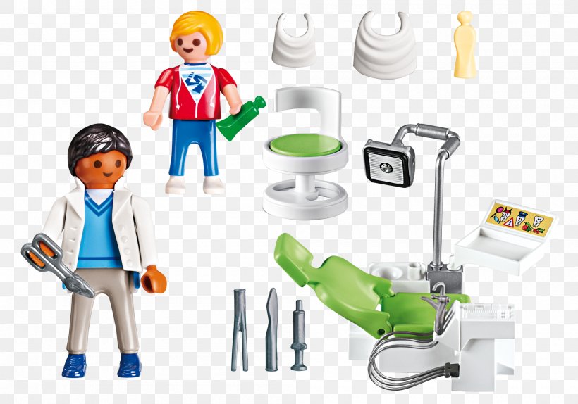 Playmobil 6657 City Life Furnished Children's Hospital Dentist With Patient, PNG, 2000x1400px, Playmobil, Child, Dentist, Dentistry, Figurine Download Free