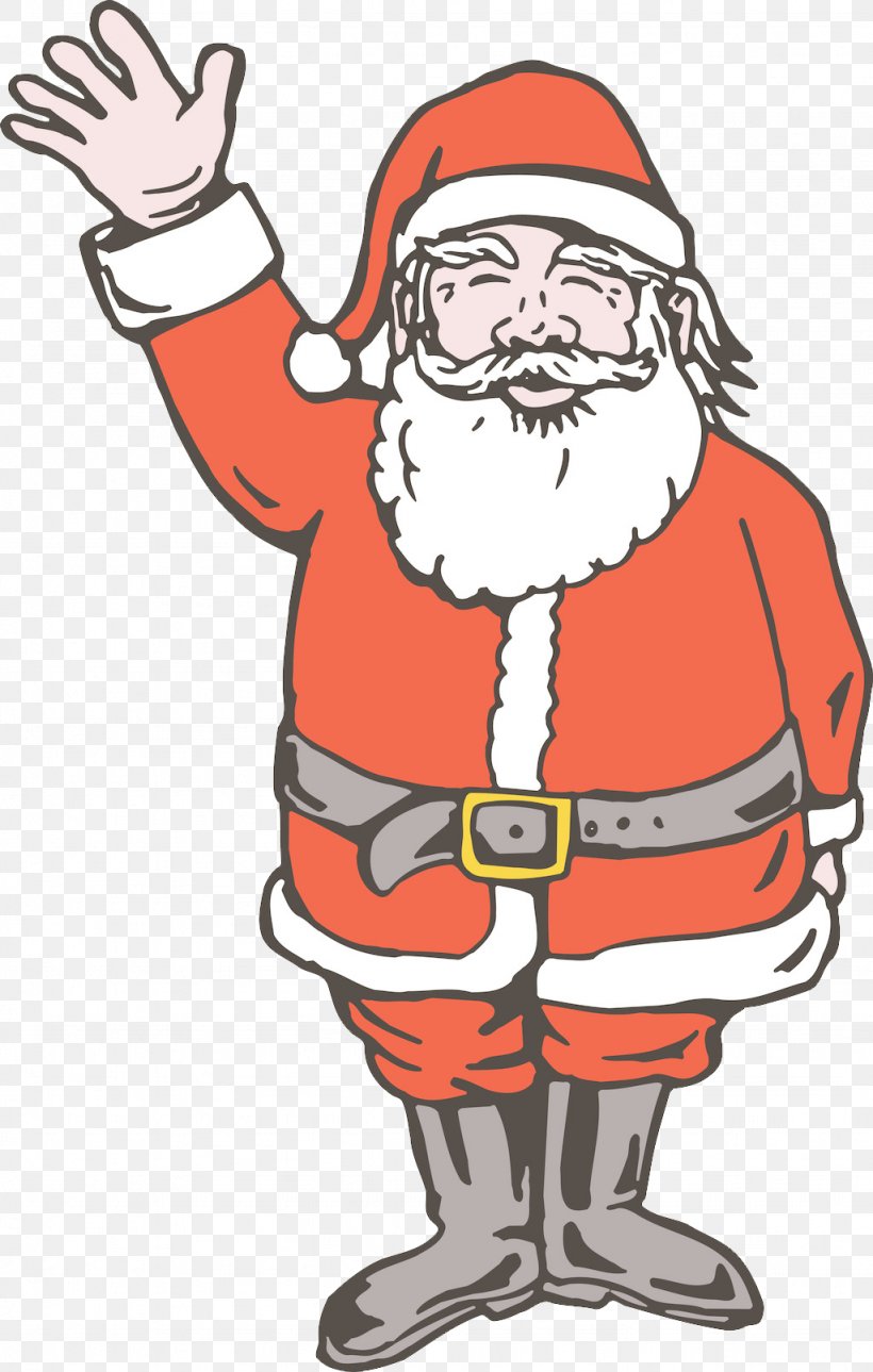 Santa Claus Clip Art, PNG, 1024x1610px, Santa Claus, Art, Artwork, Cartoon, Christmas Download Free