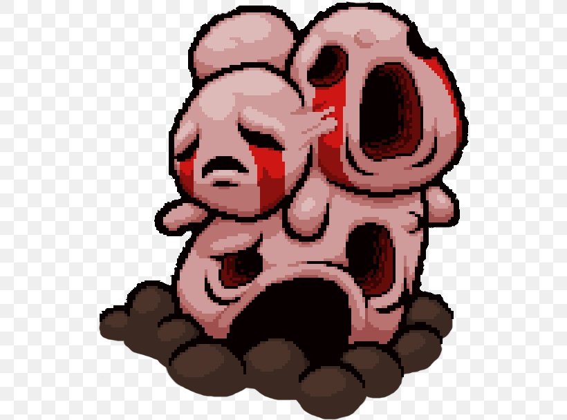 The Binding Of Isaac: Rebirth Boss Game Character, PNG, 538x608px, Watercolor, Cartoon, Flower, Frame, Heart Download Free