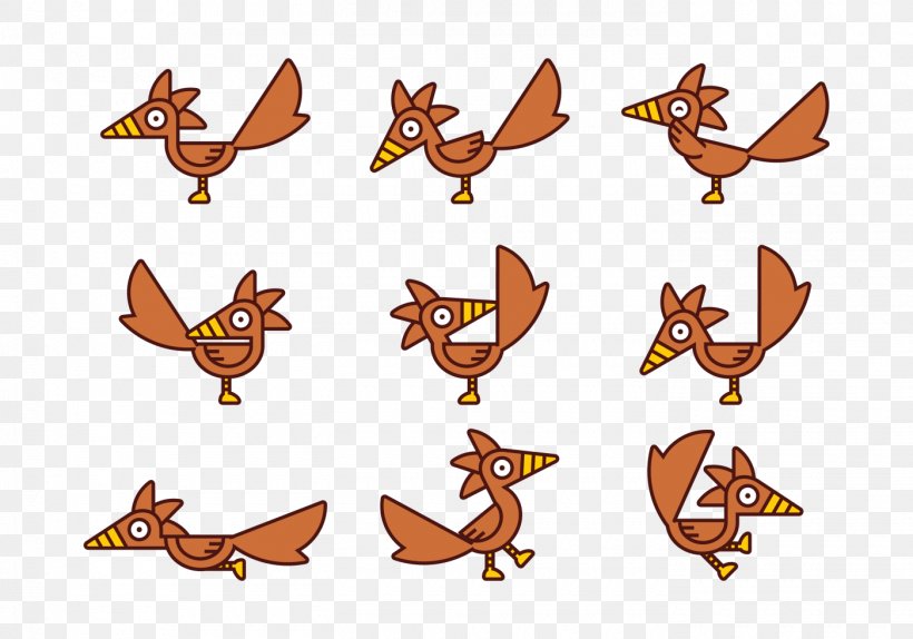 Cartoon Bird, PNG, 1400x980px, Cartoon, Beak, Bird, Cuckoos, Fauna Download Free