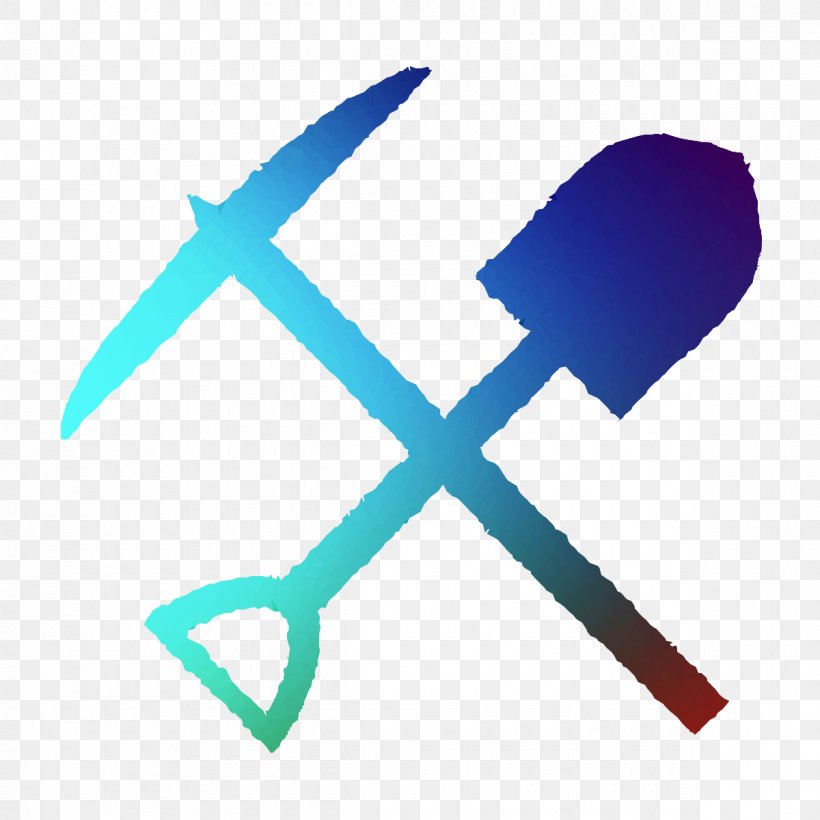 Clip Art Shovel Vector Graphics Pickaxe Image, PNG, 1200x1200px, Shovel, Azure, Electric Blue, Logo, Mining Download Free