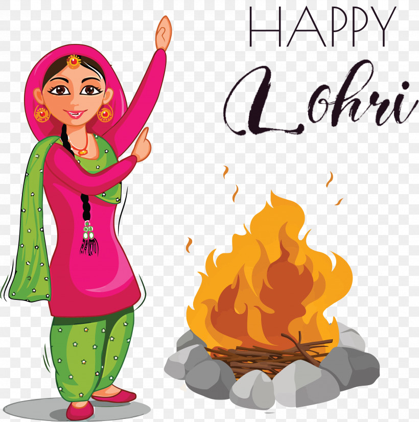Happy Lohri, PNG, 2975x3000px, Happy Lohri, Bhangra, Bonfire, Christmas Day, Diwali Download Free