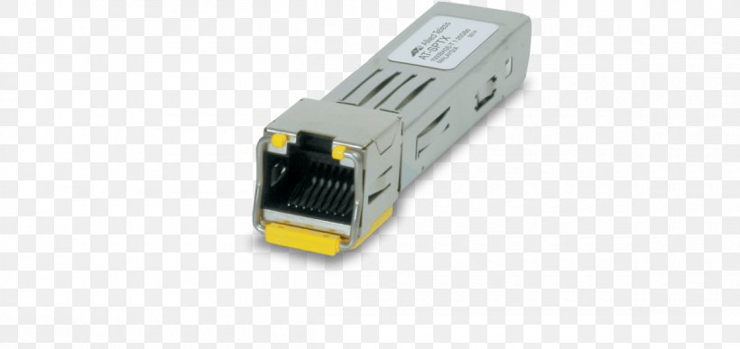 Small Form-factor Pluggable Transceiver Gigabit Interface Converter Allied Telesis RJ-45, PNG, 1200x567px, Transceiver, Allied Telesis, Computer Component, Computer Network, Electronic Device Download Free
