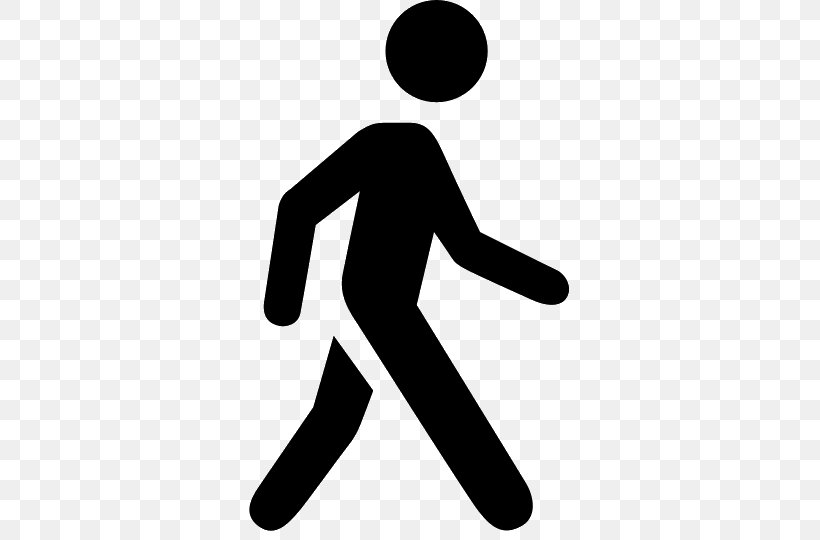 Walking Clip Art, PNG, 540x540px, Walking, Area, Arm, Black, Black And White Download Free