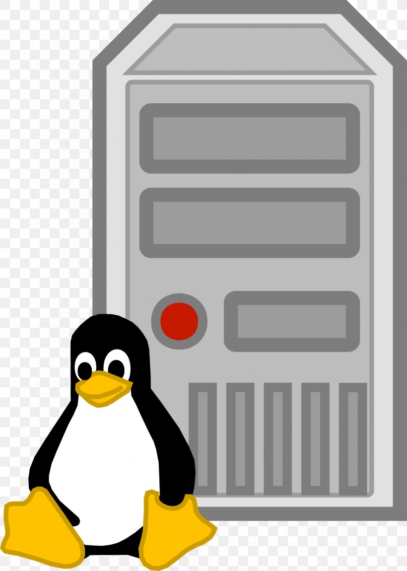 Computer Servers Linux Clip Art, PNG, 1710x2400px, Computer Servers, Beak, Bird, Button, Computer Download Free