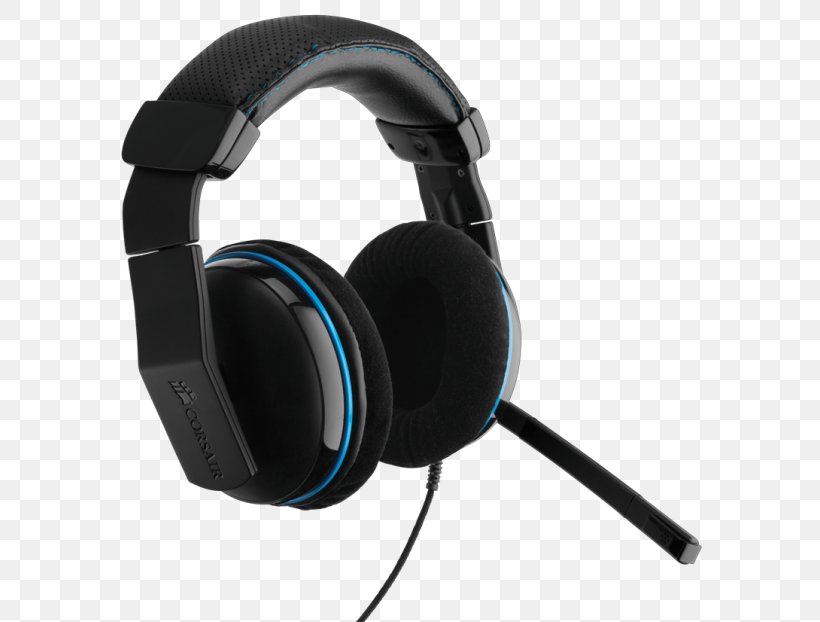 Headphones Corsair Components Sound Cards & Audio Adapters Video Game, PNG, 602x622px, 71 Surround Sound, Headphones, Audio, Audio Equipment, Computer Download Free