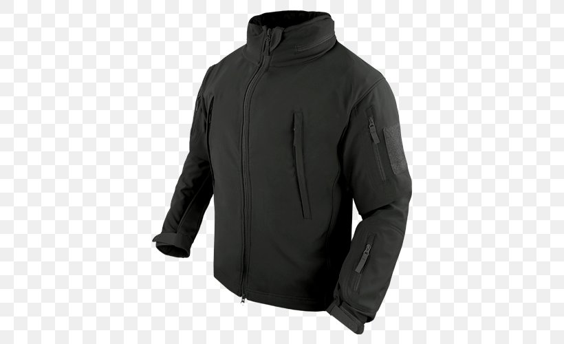 Shell Jacket Softshell Polar Fleece Fleece Jacket, PNG, 500x500px, Jacket, Black, Clothing, Clothing Sizes, Coat Download Free