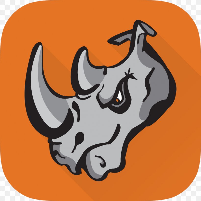 El Paso Rhinos Ogden Mustangs Western States Hockey League Rhinoceros, PNG, 1024x1024px, El Paso, Art, Black, Carnivoran, Cartoon Download Free