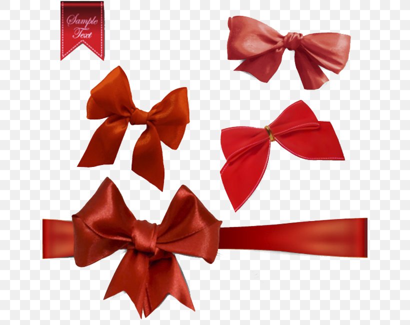Gift Bow Tie Necktie Euclidean Vector, PNG, 650x650px, Necktie, Bow Tie, Gift, Red, Ribbon Download Free
