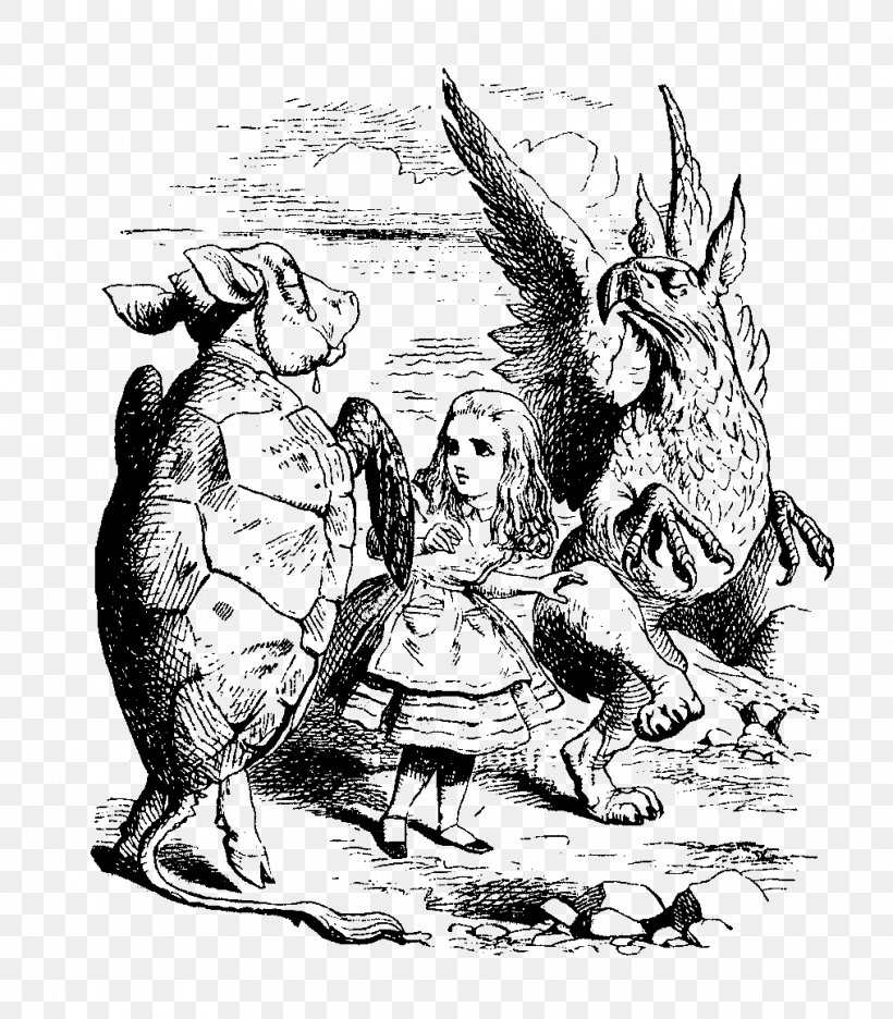 Alice's Adventures In Wonderland The Annotated Alice Mock Turtle Through The Looking-Glass, And What Alice Found There Gryphon, PNG, 1015x1159px, Alice S Adventures In Wonderland, Alice In Wonderland, Annotated Alice, Art, Bird Download Free
