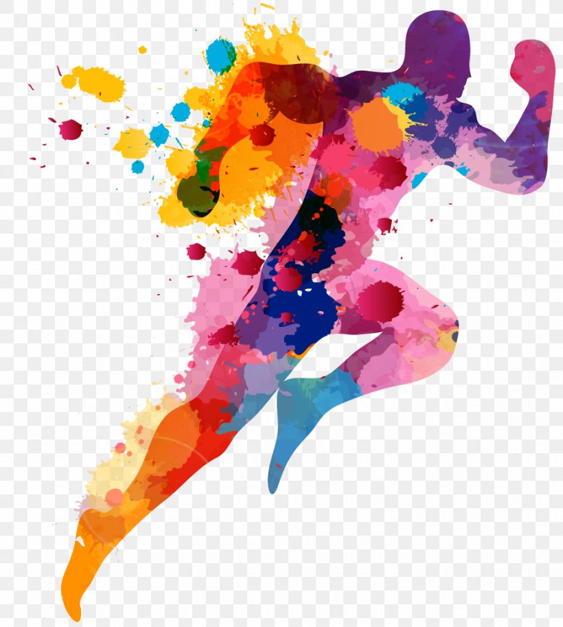 The Color Run Printing, PNG, 925x1030px, Color Run, Art, Color, Drawing, Logo Download Free