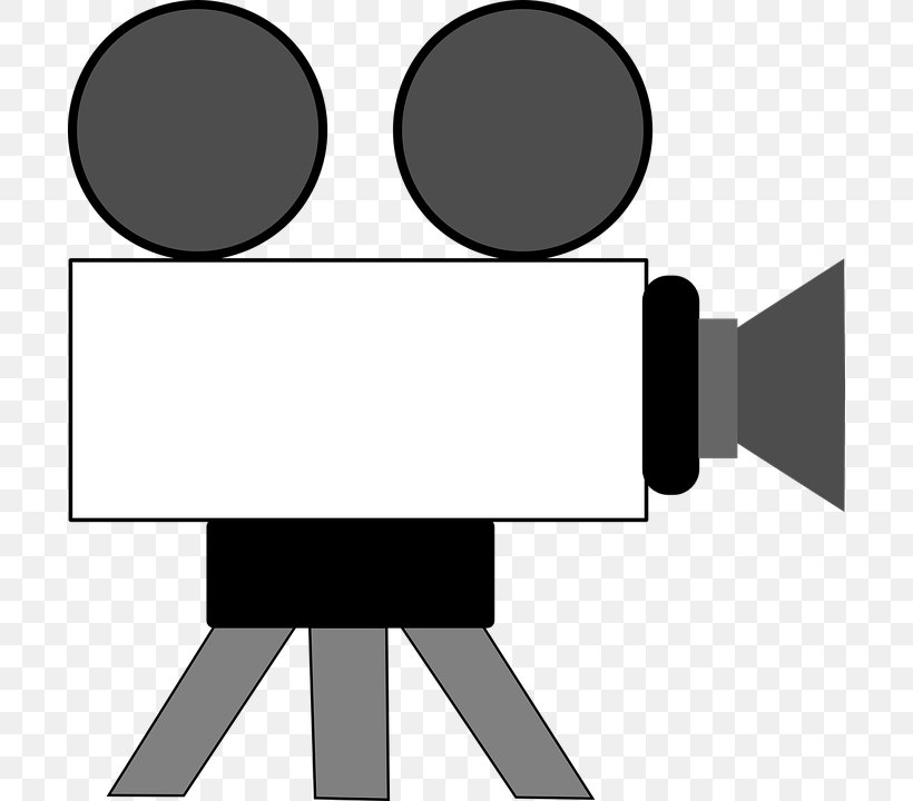 Video Camera Movie Camera Photography Clip Art, PNG, 698x720px, Video Camera, Area, Black, Black And White, Camcorder Download Free