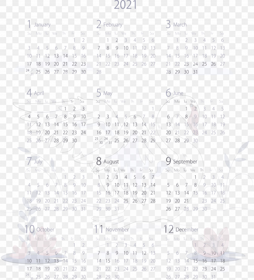 2021 Yearly Calendar Printable 2021 Yearly Calendar Template 2021 Calendar, PNG, 2712x3000px, 2021 Calendar, 2021 Yearly Calendar, Buddhist Calendar, Calendar System, Calendar Year Download Free
