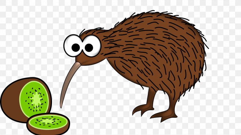 Bird Clip Art Kiwifruit New Zealand Cartoon, PNG, 1366x768px, Bird, Beak, Cartoon, Drawing, Fauna Download Free