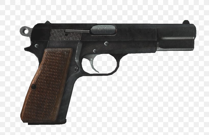 Fallout: New Vegas Browning Hi-Power 9×19mm Parabellum Semi-automatic Pistol Firearm, PNG, 1237x802px, 9 Mm Caliber, 919mm Parabellum, Fallout New Vegas, Air Gun, Airsoft Download Free