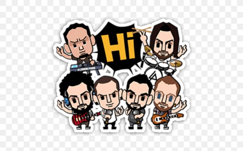 Linkin Park Sticker Clip Art Download Image, PNG, 512x512px, Linkin Park, Behavior, Chester Bennington, Hong Kong, Human Behavior Download Free